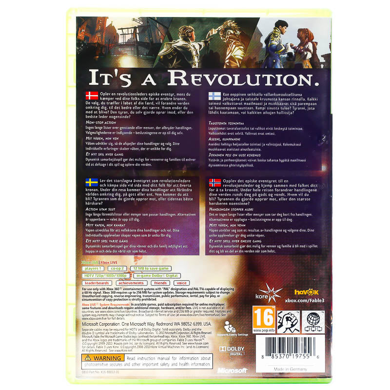Fable III - Xbox 360 spill - Retrospillkongen