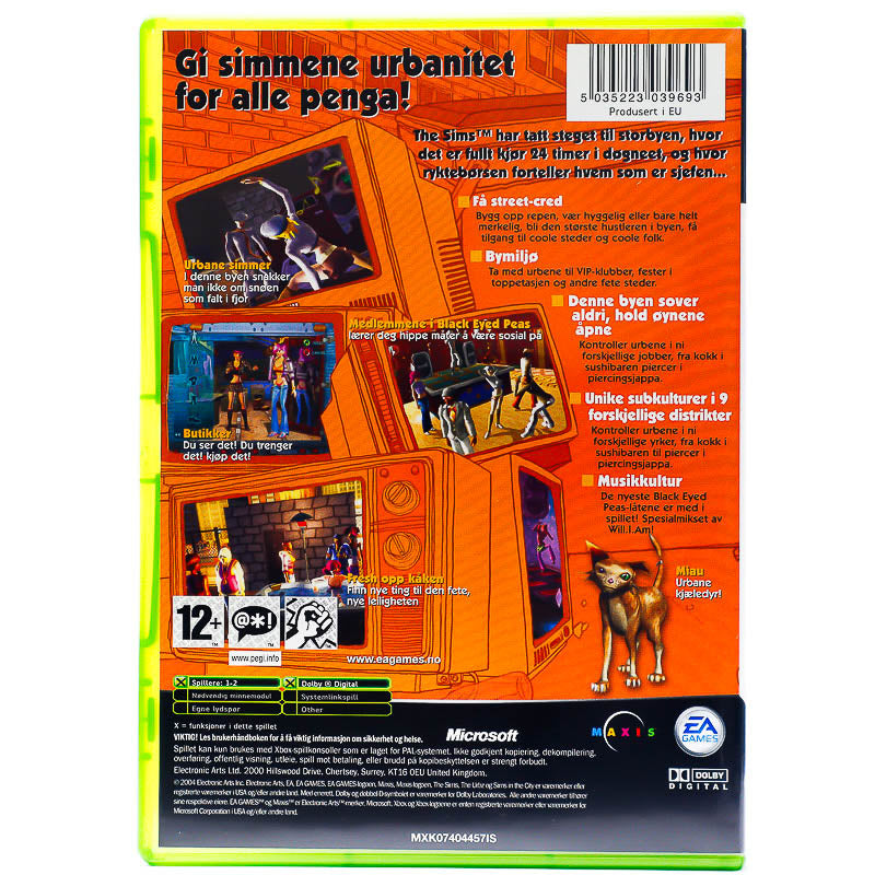 The Urbz: Sims in the City - Xbox Original-spill - Retrospillkongen