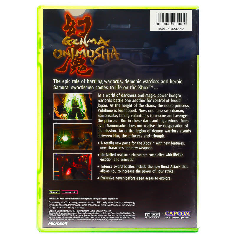 Genma Onimusha - Xbox Original-spill - Retrospillkongen