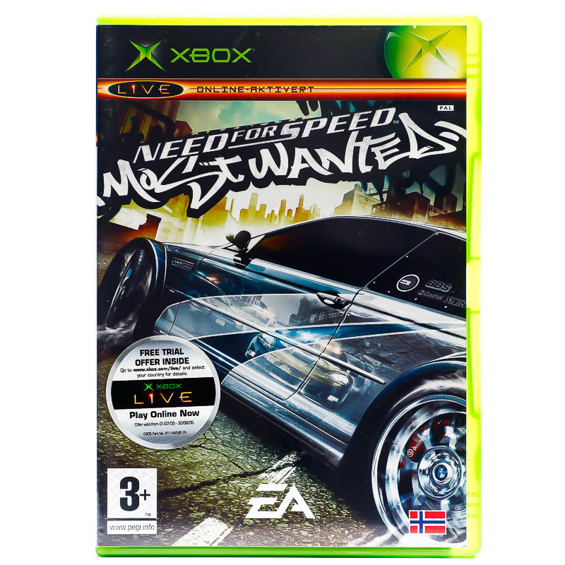 Need for Speed: Most Wanted - Xbox Original-spill - Retrospillkongen