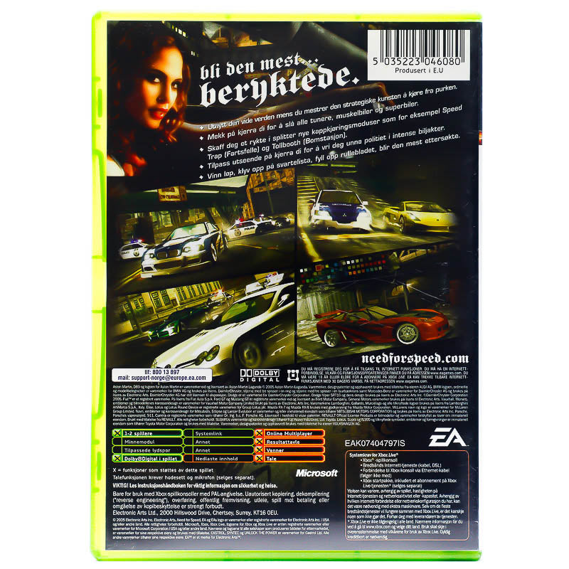 Need for Speed: Most Wanted - Xbox Original-spill - Retrospillkongen