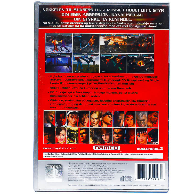 Tekken Tag Tournament - PS2 spill - Retrospillkongen