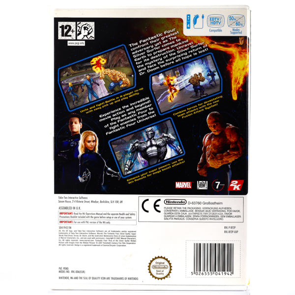 Fantastic Four: Rise of the Silver Surfer - Wii spill - Retrospillkongen