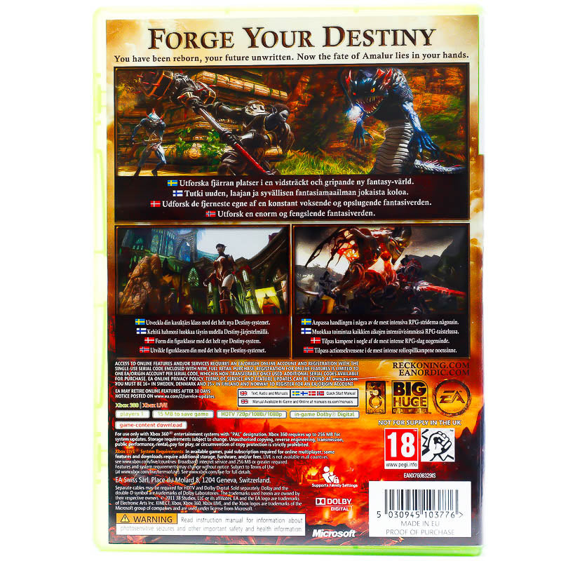 Kingdoms of Amalur: Reckoning - Xbox 360 spill - Retrospillkongen