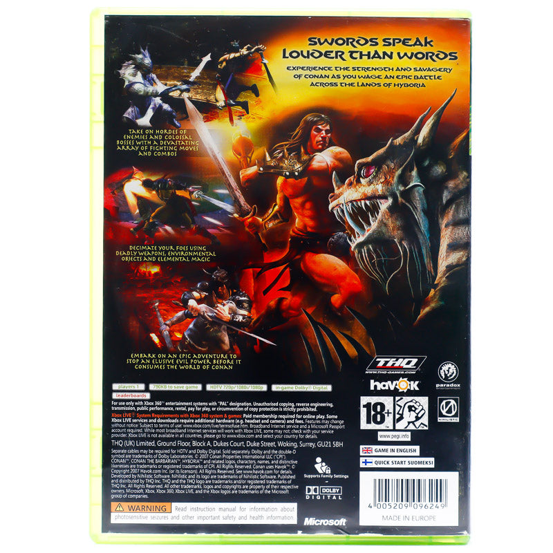 Conan - Xbox 360 spill - Retrospillkongen