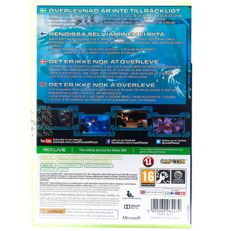 Lost Planet 3 - Xbox 360 spill - Retrospillkongen