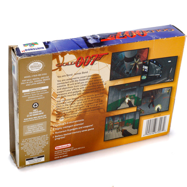 GoldenEye: 007 - N64 spill (i eske) - NTSC (US, Canada) - Retrospillkongen