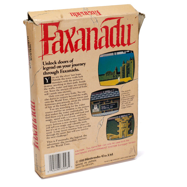 Faxanadu - NES spill (I Eske) - Retrospillkongen