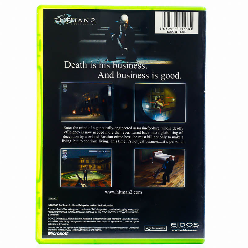 Hitman 2: Silent Assassin - Microsoft Xbox spill - Retrospillkongen