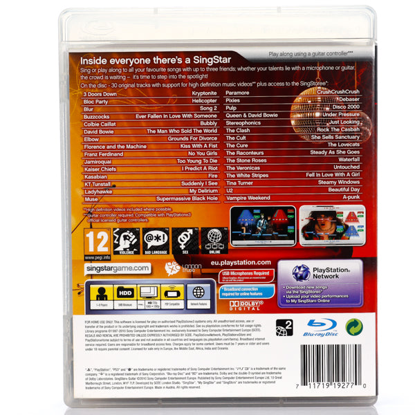 SingStar: Guitar - PS3 spill - Retrospillkongen