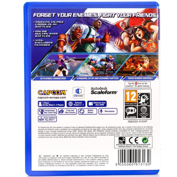 Street Fighter X Tekken - PSV spill