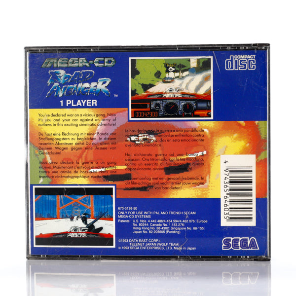 Road Avenger - SEGA Mega-CD spill - Retrospillkongen