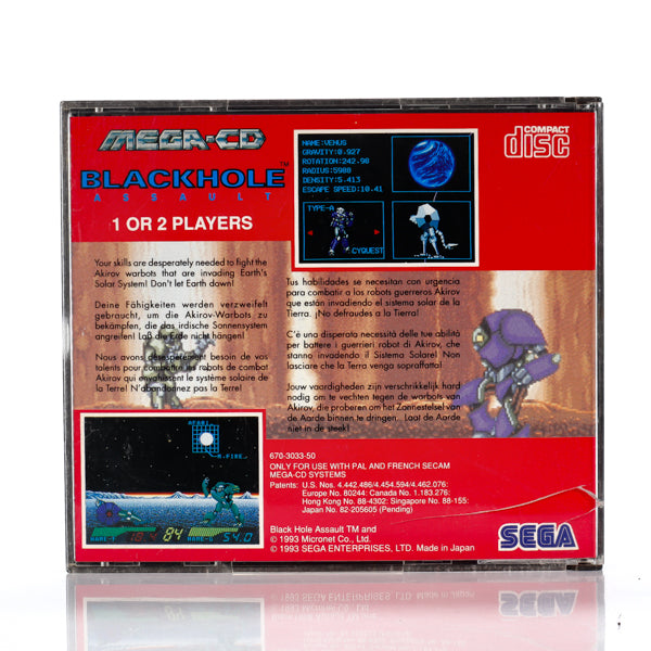 Blackhole Assault - SEGA Mega-CD spill - Retrospillkongen