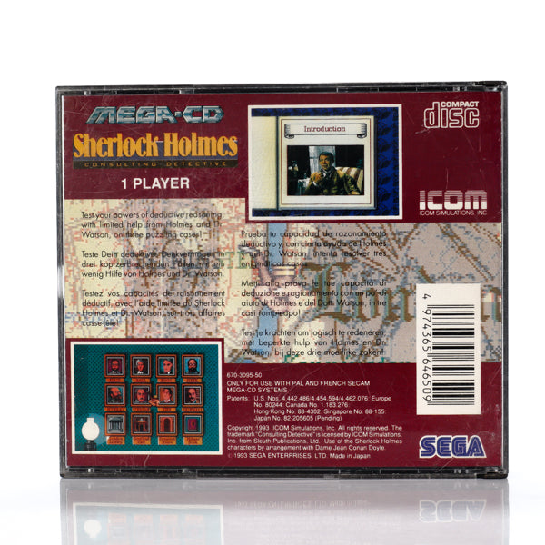 Sherlock Holmes: Consulting Detective - SEGA Mega-CD spill - Retrospillkongen