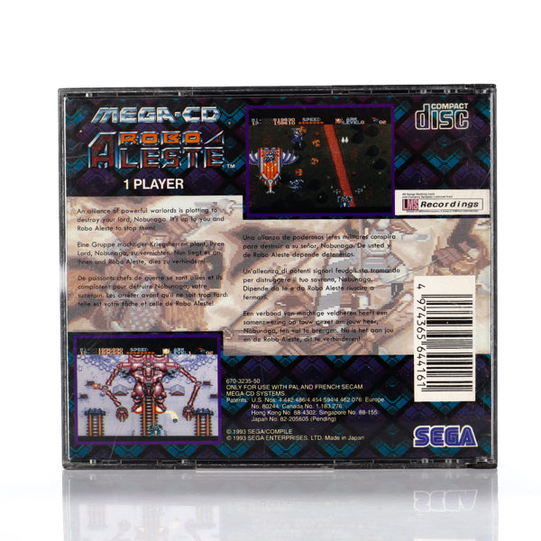 Robo Aleste - SEGA Mega-CD spill - Retrospillkongen