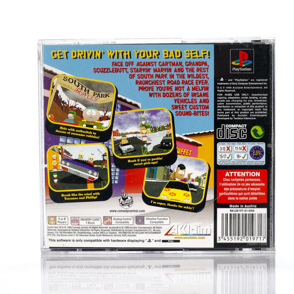 South Park Rally - PS1 spill - Retrospillkongen