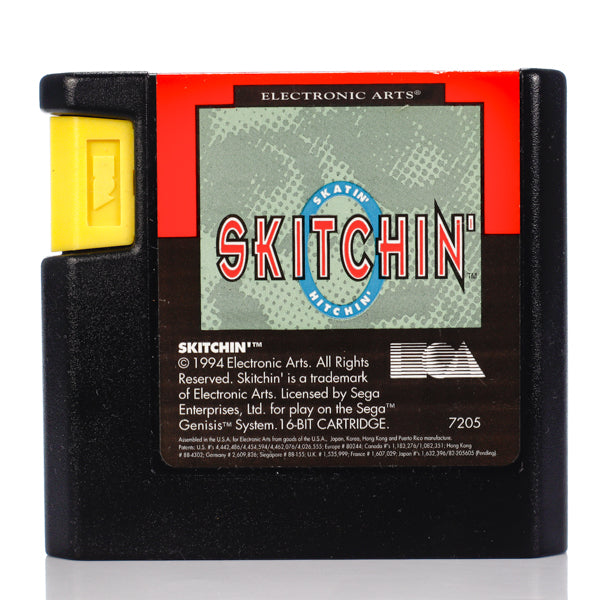 Skitchin' - SEGA Mega Drive spill - Retrospillkongen