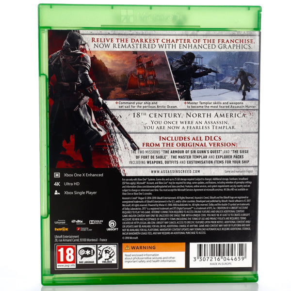 Assassin's Creed: Rogue - Remastered - Xbox One spill