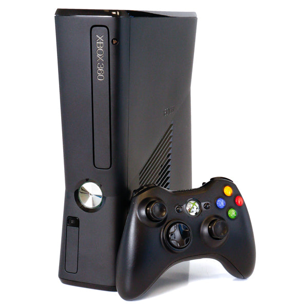 Microsoft Xbox 360 Slim 4-500GB Konsoll Pakke (Matt svart)