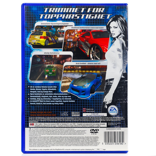 Need for Speed: Underground - PS2 Spill - Retrospillkongen