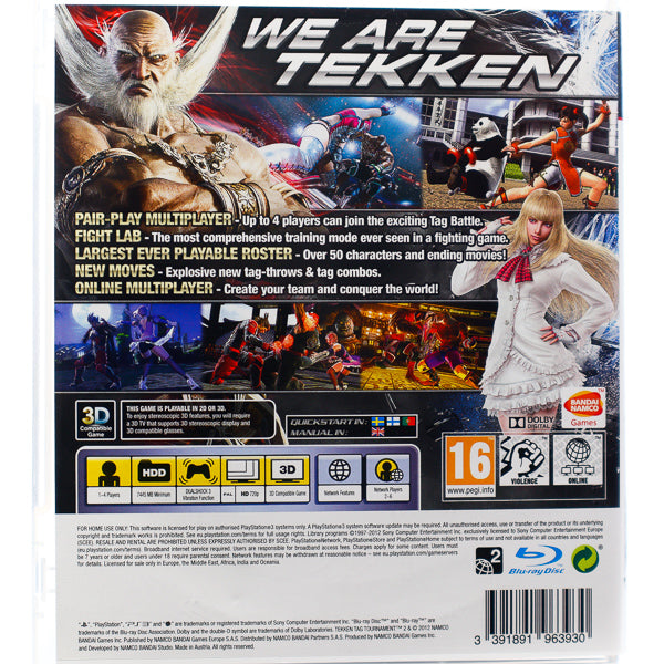 Tekken Tag Tournament 2 - PS3 spill - Retrospillkongen