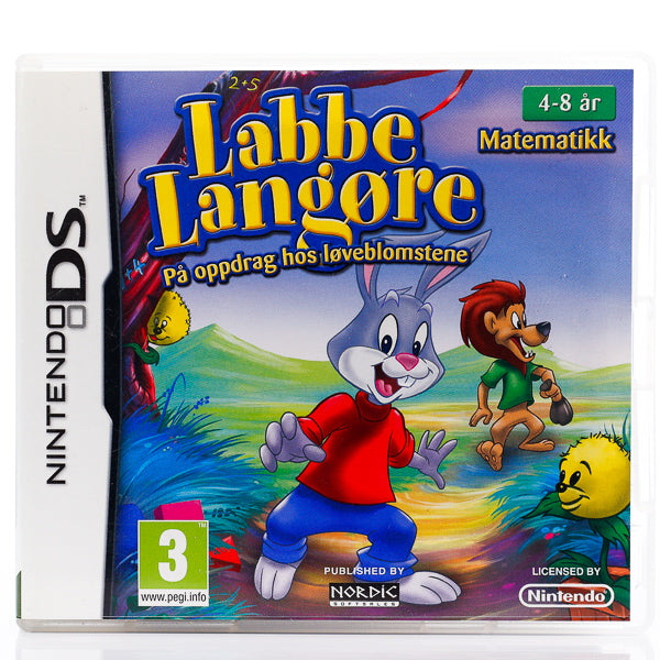 Labbe Langøre: På oppdrag hos Løveblomsten (4-8 Mattematikk) - Nintendo DS spill - Retrospillkongen