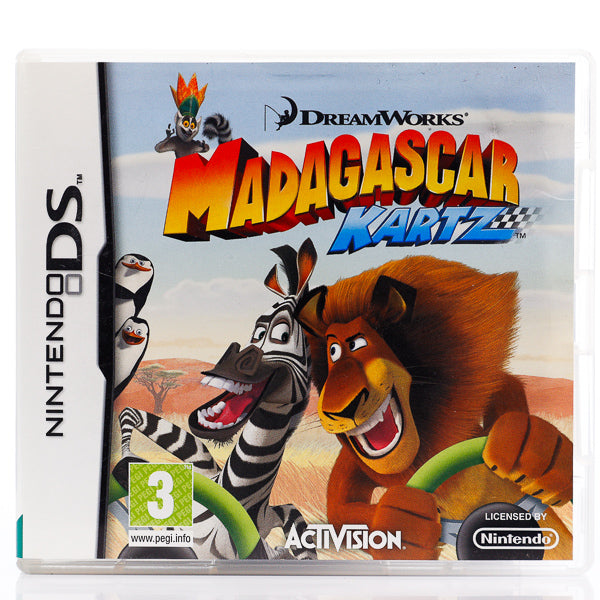 DreamWorks Madagascar Kartz - Nintendo DS spill - Retrospillkongen