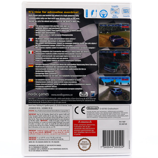 Rally Racer - Wii spill | Retrospillkongen