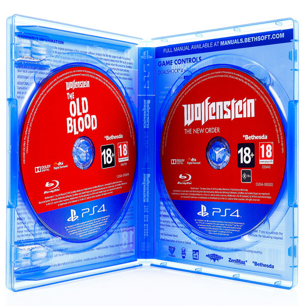 Wolfenstein The New Order and The Old Blood Double Pack - PS4 spill - Retrospillkongen