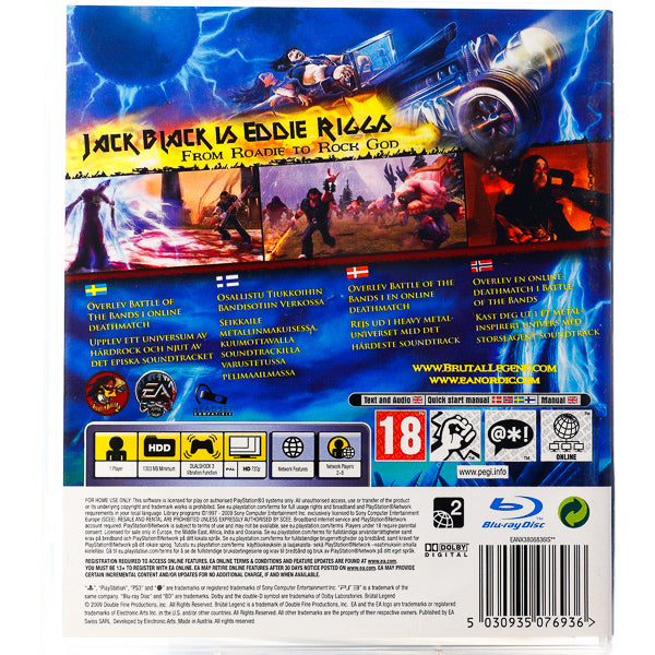 Brütal Legend - PS3 spill - Retrospillkongen