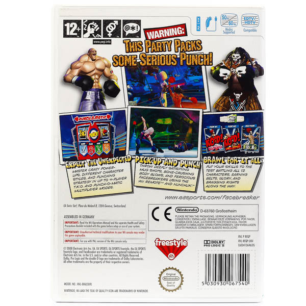 Facebreaker: K. O. Party - Wii spill - Retrospillkongen