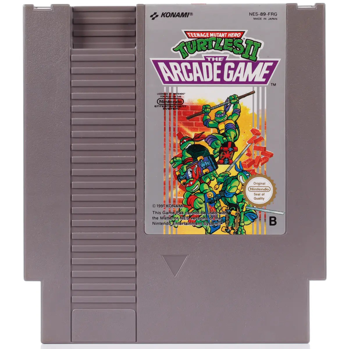 Teenage Mutant Ninja Turtles II The Arcade Game - NES spill - Retrospillkongen
