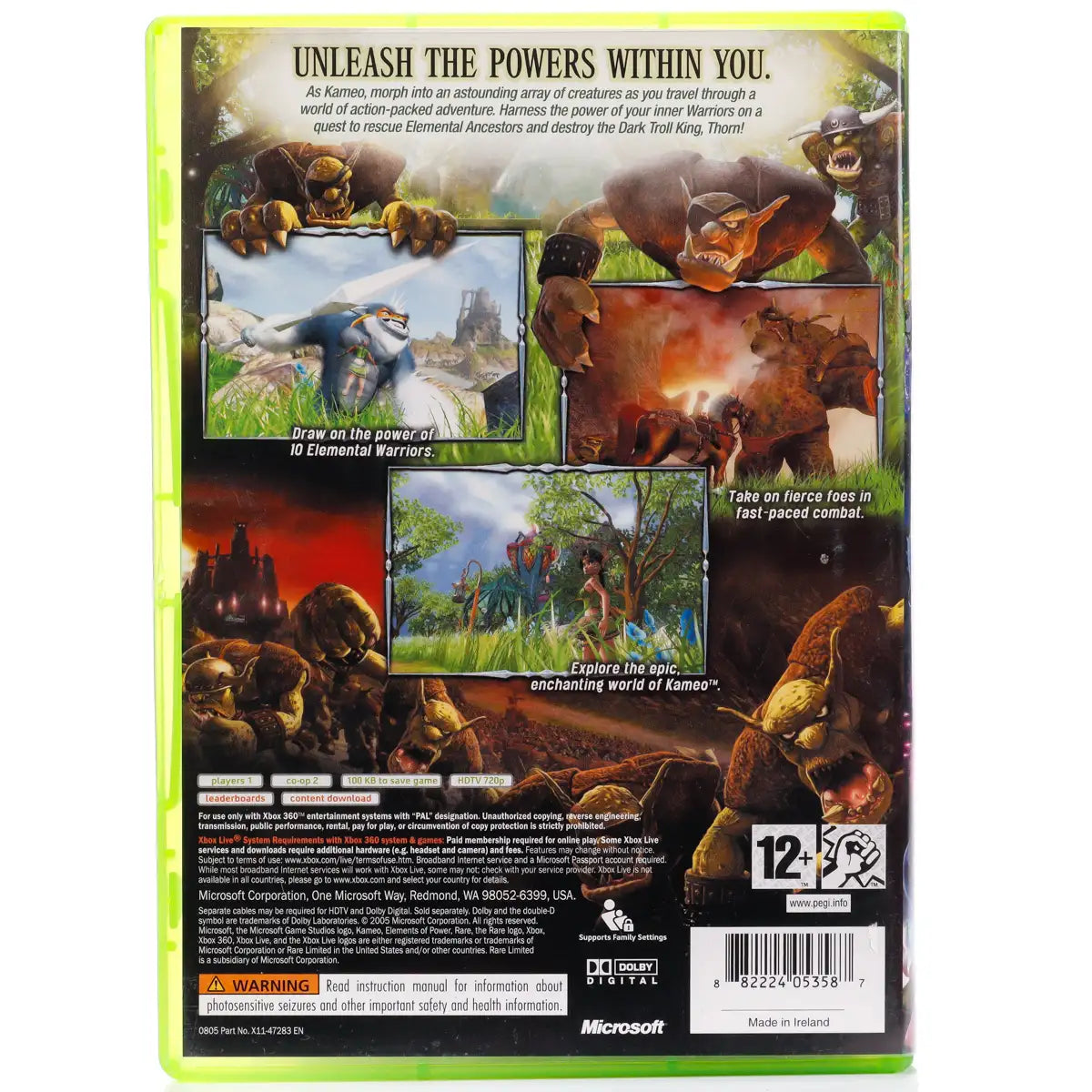 Kameo: Elements of Power - Xbox 360 spill - Retrospillkongen