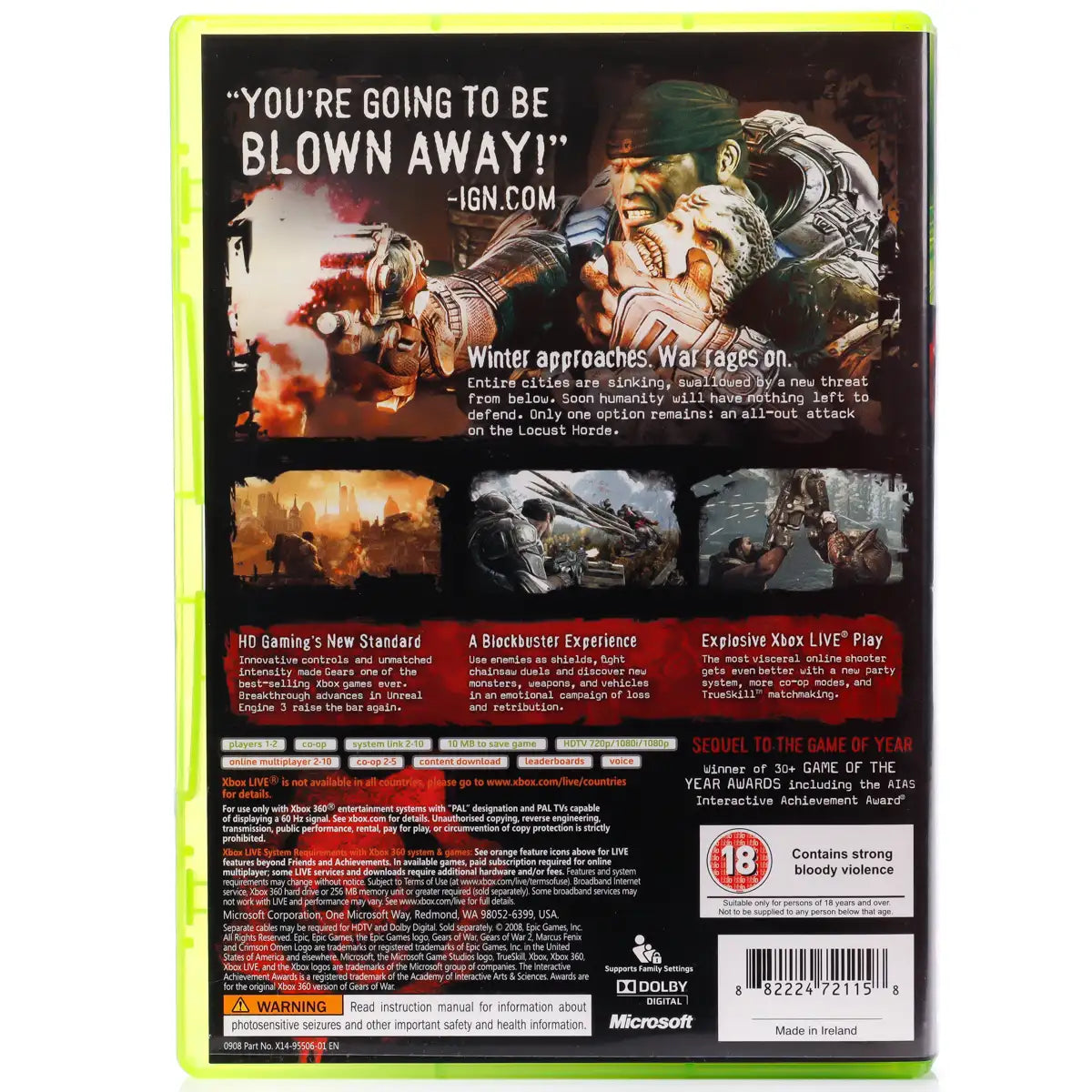Gears of War 2 - Xbox 360 spill - Retrospillkongen