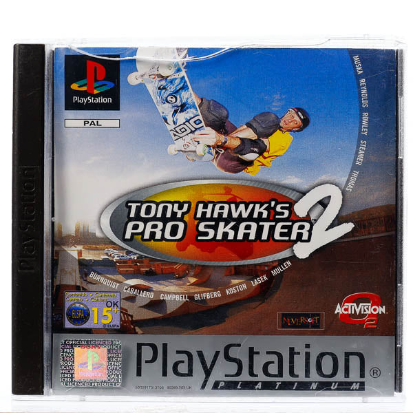 Tony Hawk's Pro Skater 2 - PS1 spill - Retrospillkongen