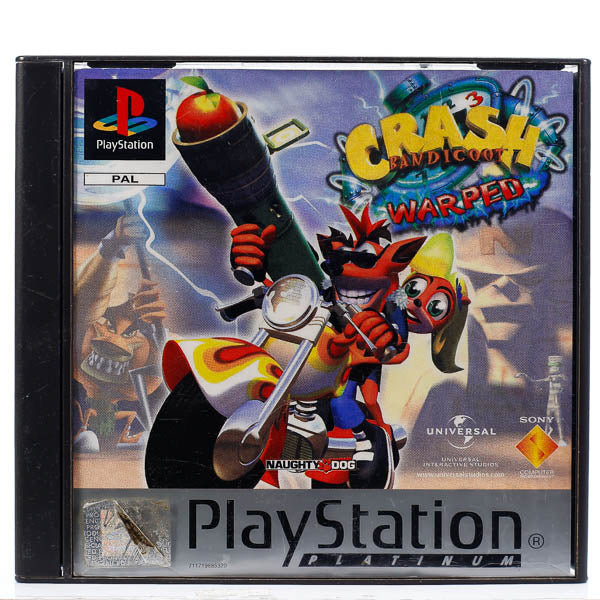 Crash Bandicoot: Warped - PS1 spill - Retrospillkongen