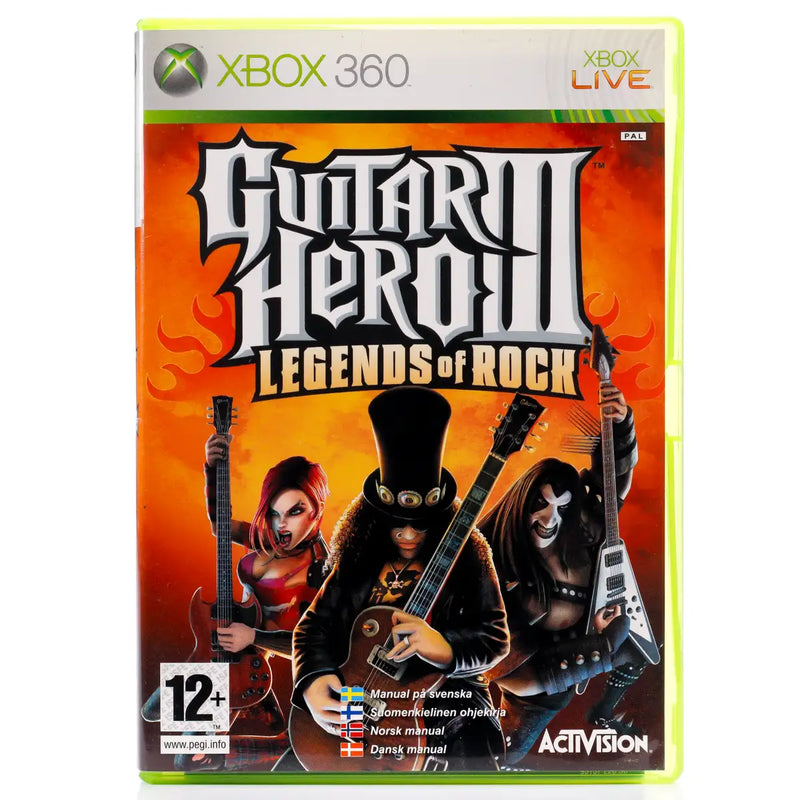 Guitar Hero III: Legends of Rock - Xbox 360 spill