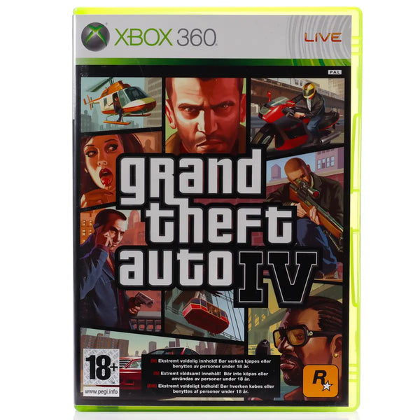 Grand Theft Auto IV - Xbox 360 spill