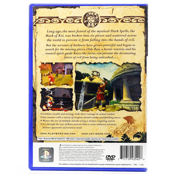 The Mark of Kri - PS2 spill - Retrospillkongen