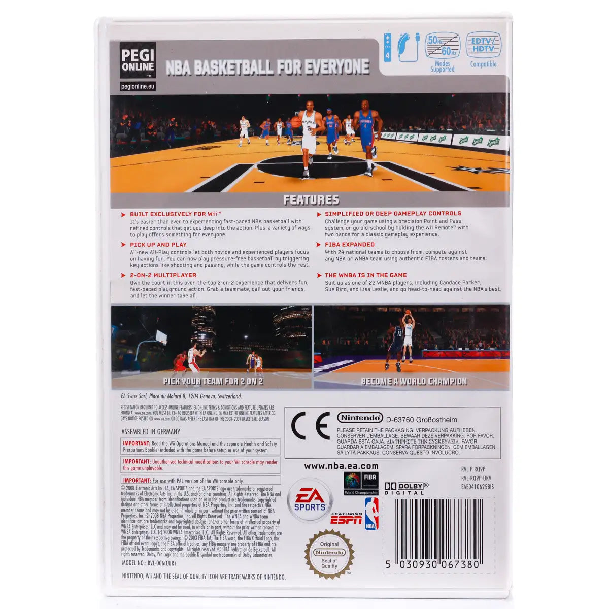 NBA Live 09 All-Play - Nintendo Wii spill - Retrospillkongen