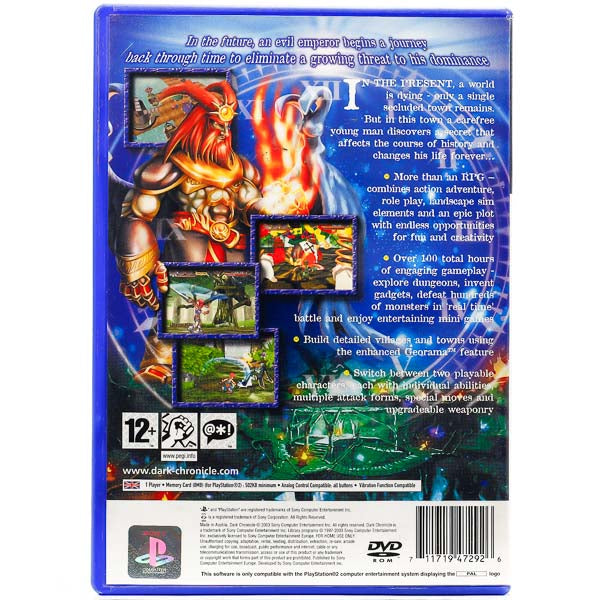 Dark Chronicle - PS2 spill - Retrospillkongen