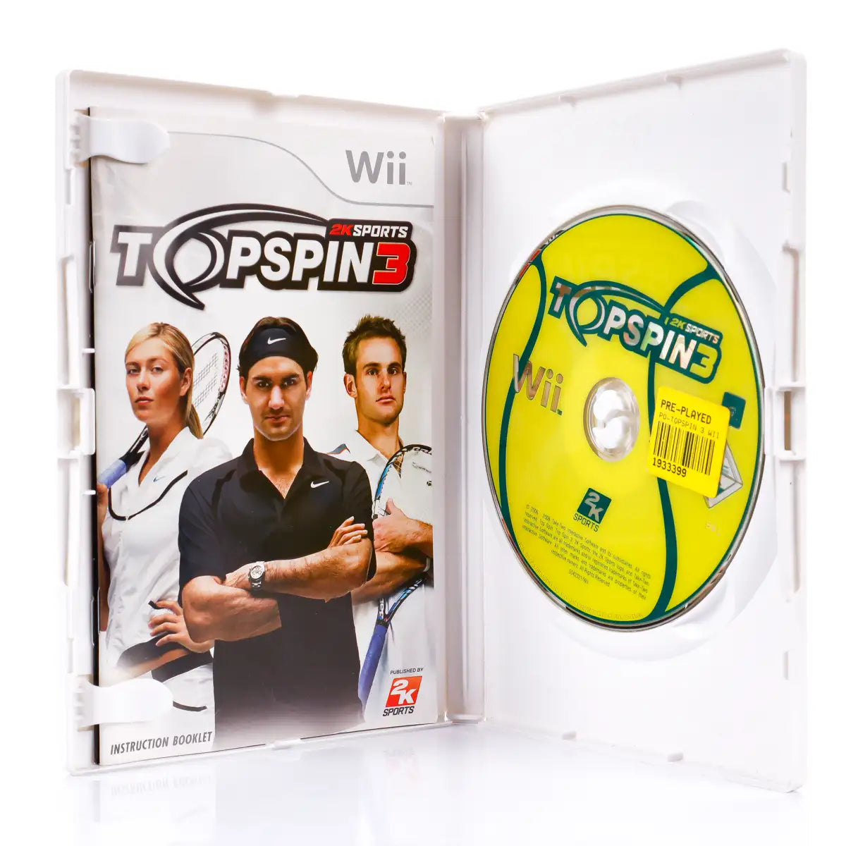 2K Sports: Top spin 3 - Wii spill - Retrospillkongen