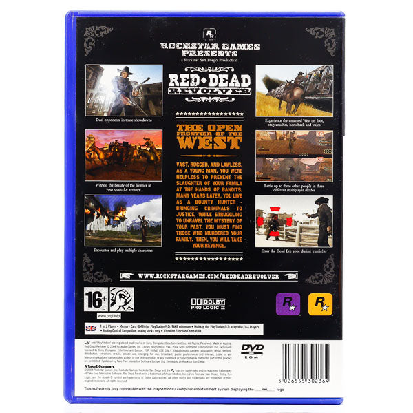 Red Dead Revolver - PS2 spill - Retrospillkongen