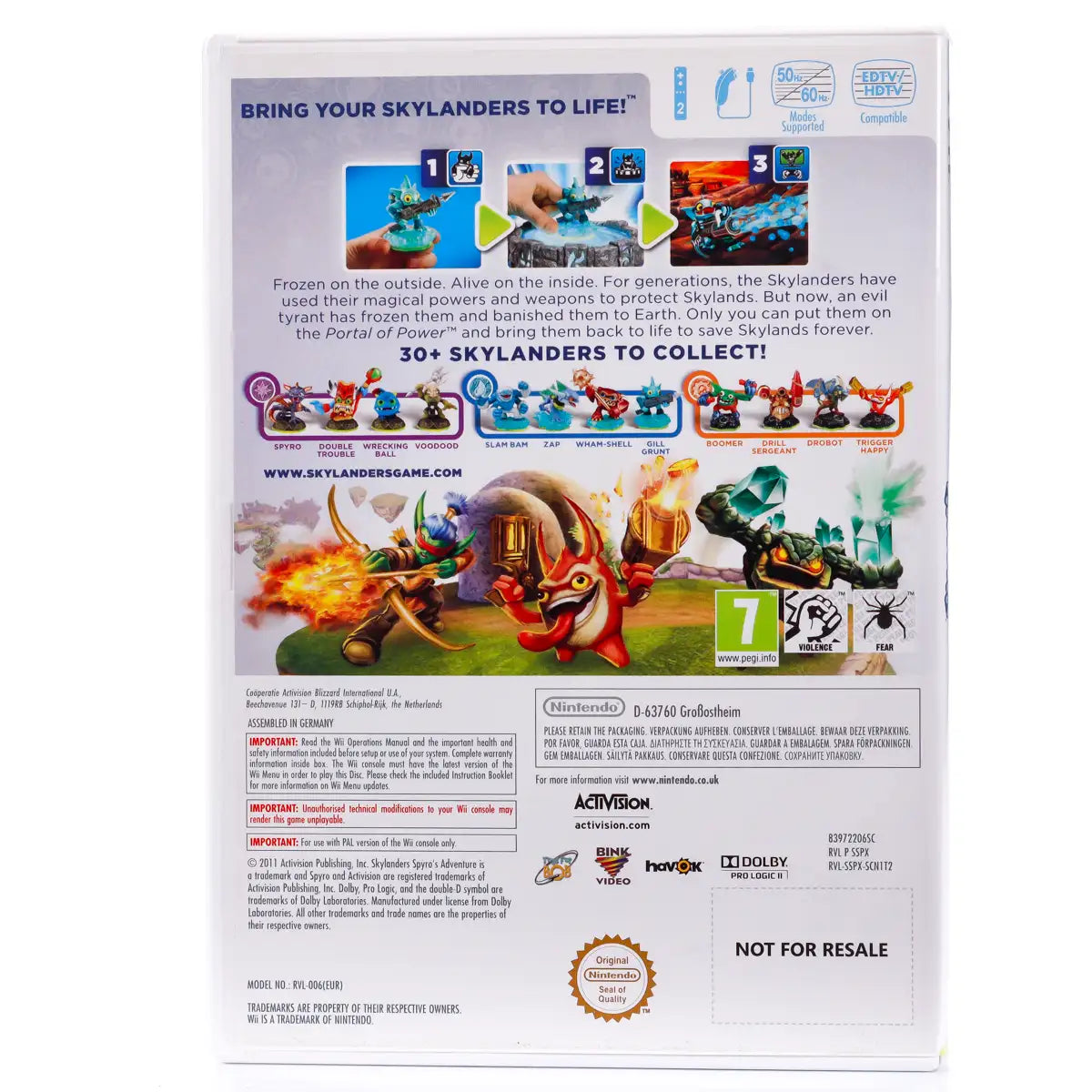 Skylanders: Spyro's Adventure - Wii spill - Retrospillkongen