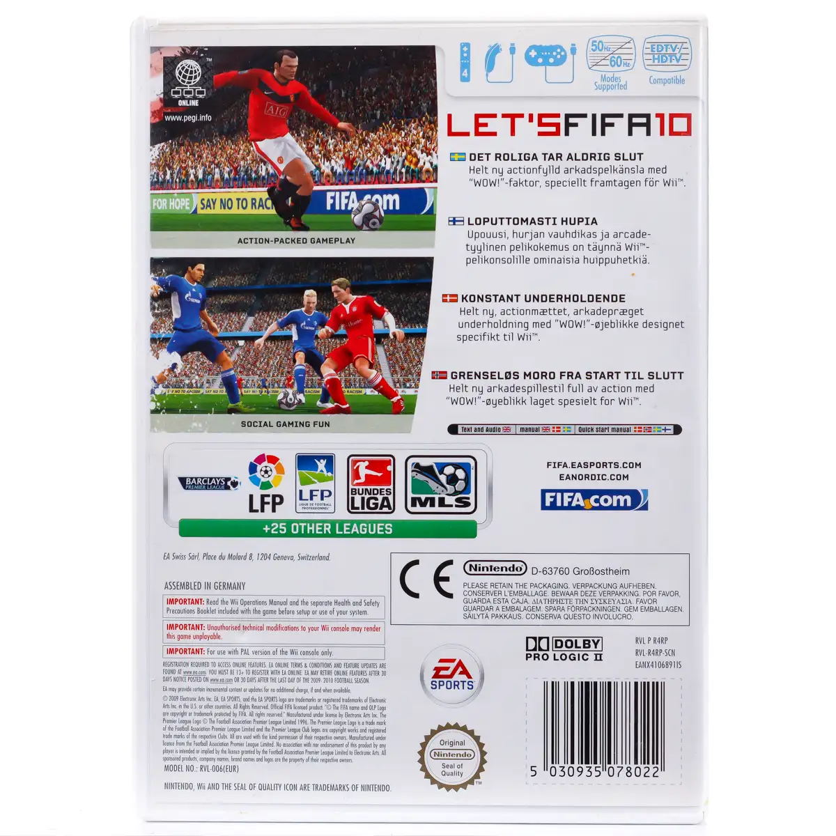 FIFA 10 - Wii spill - Retrospillkongen