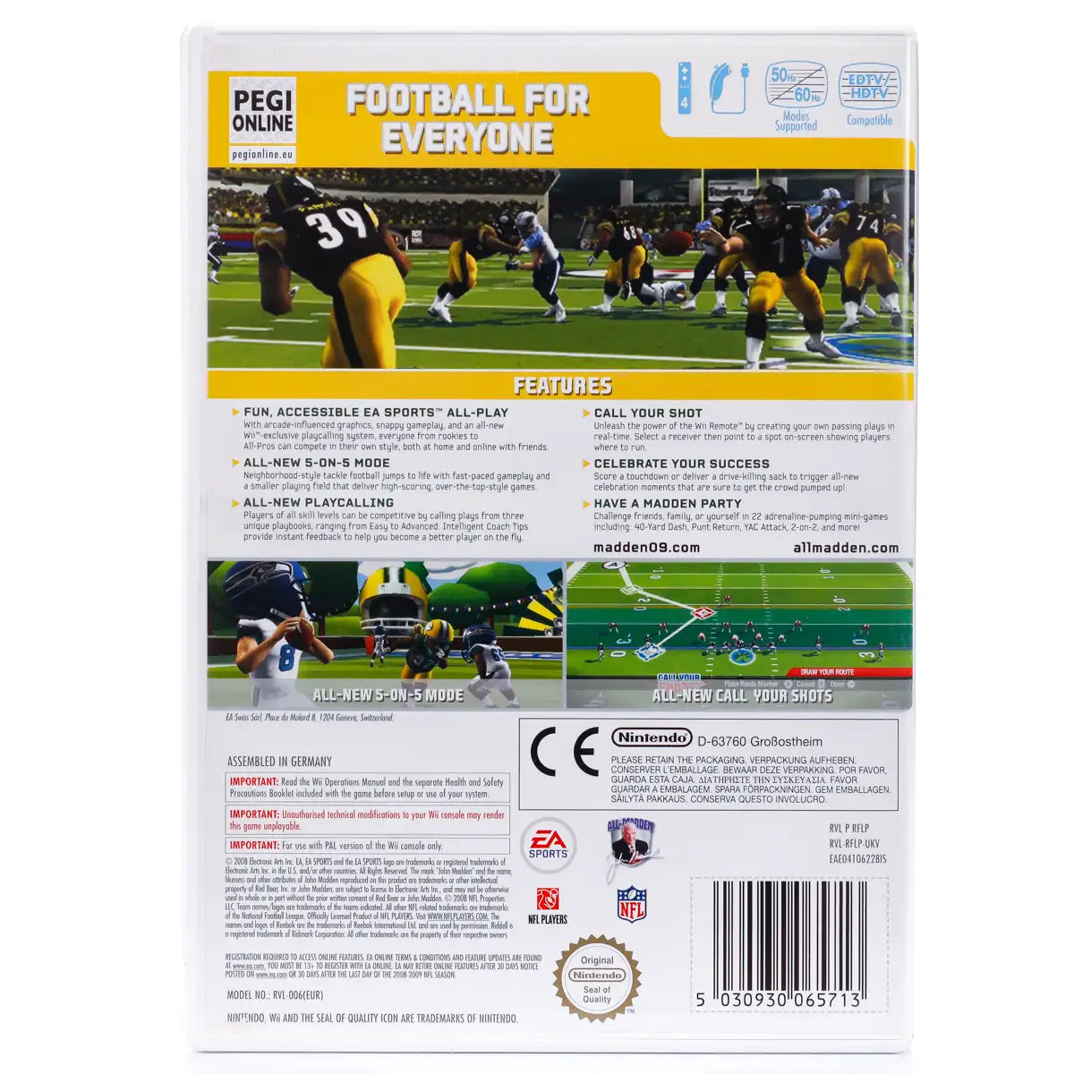 Madden NFL 09 All-Play - Wii spill - Retrospillkongen