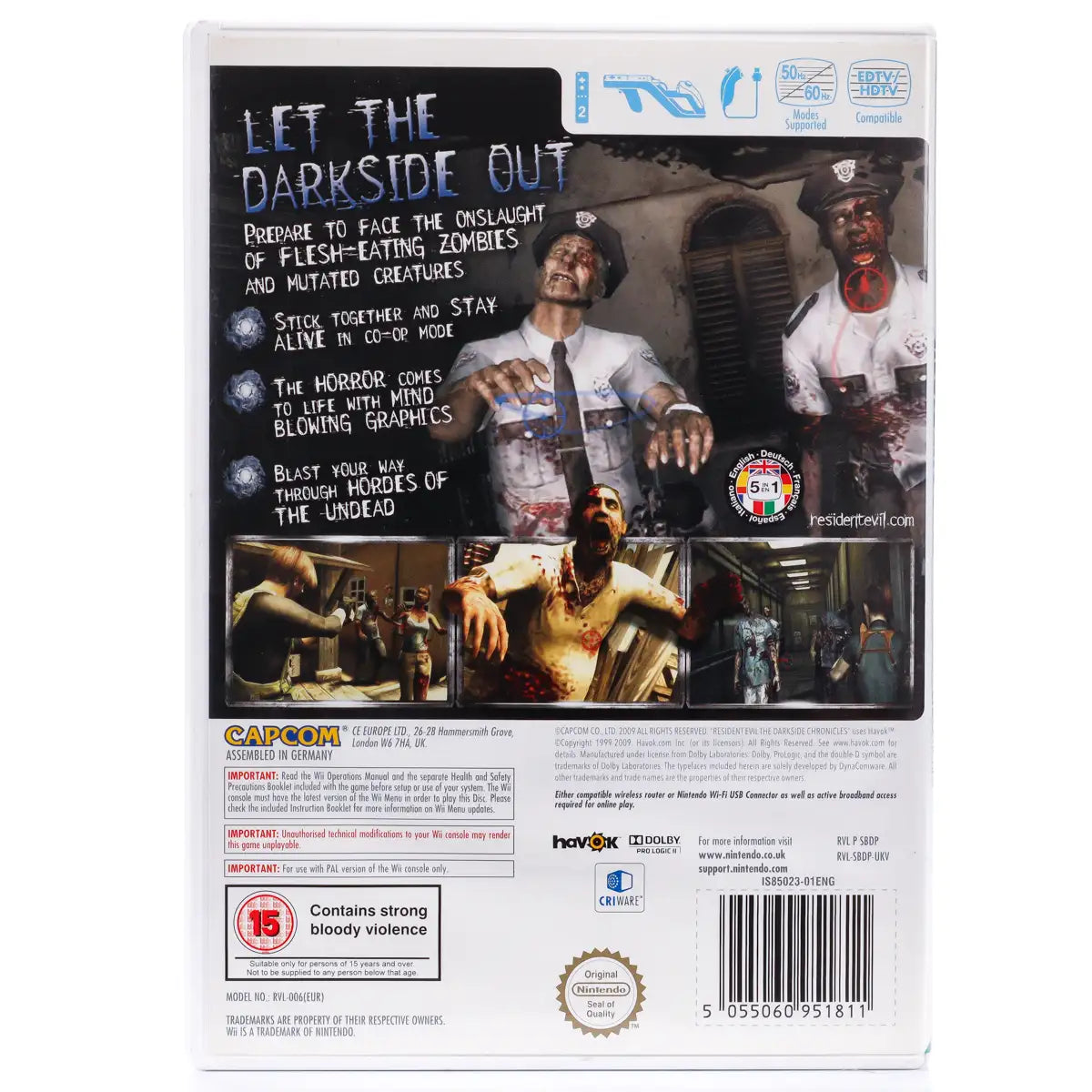 Resident Evil: The Darkside Chronicles - Wii spill - Retrospillkongen