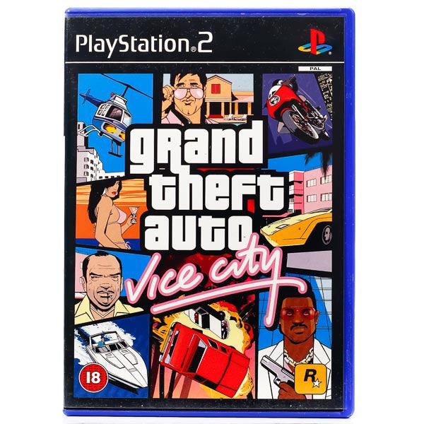 Renovert Grand Theft Auto: Vice City - PS2 spill - Retrospillkongen