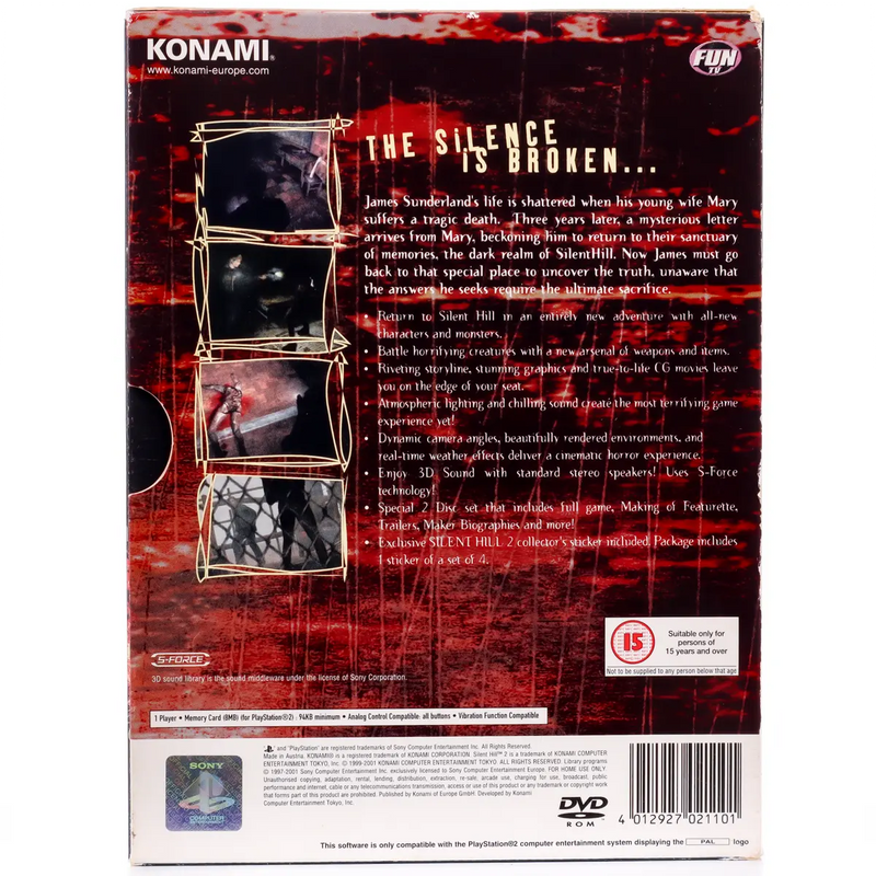 Silent Hill 2 (Special 2 Disc Set) - PS2 spill