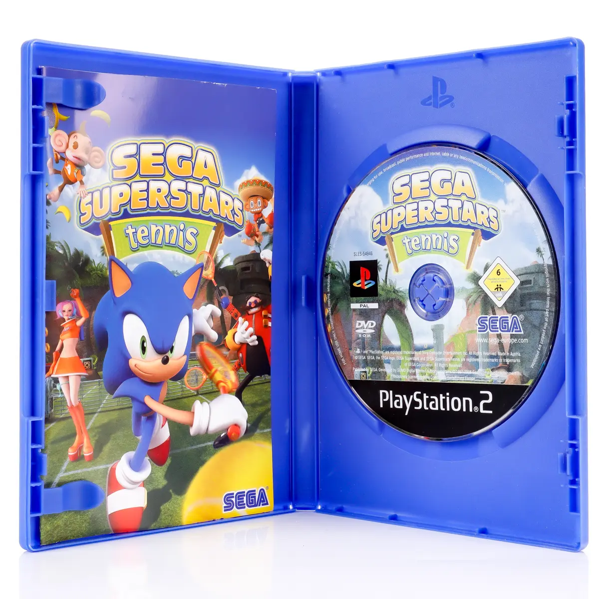 SEGA Superstars Tennis - PS2 spill - Retrospillkongen